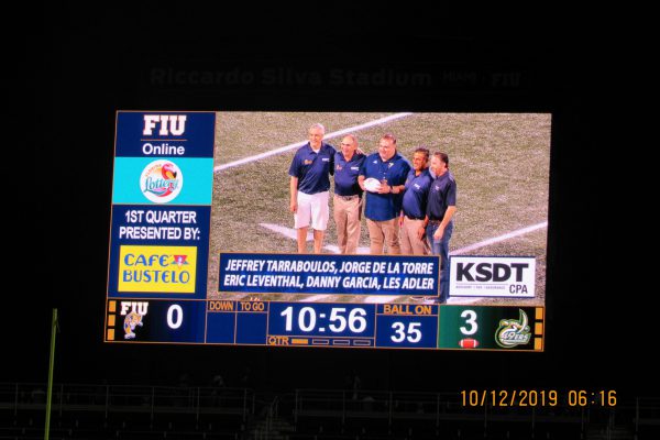 Game Ball Presentation 10-12-19 (Homecoming Game)